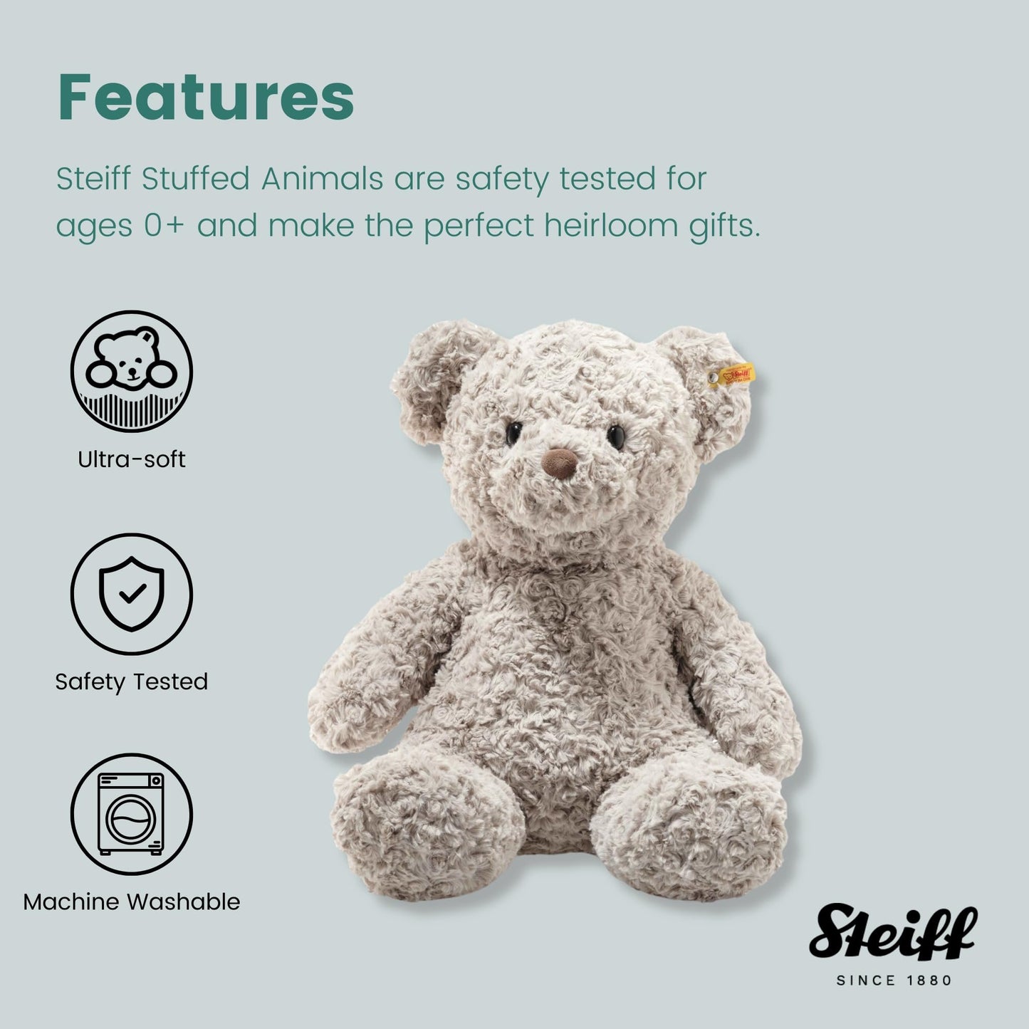 Steiff® 113482 Soft Cuddly Friends Honey Teddy Bear 48 cm
