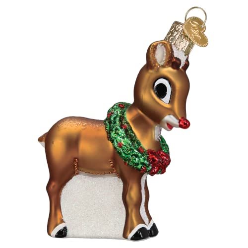 Old World Christmas Rudolph The Red-Nosed Holiday Ornament