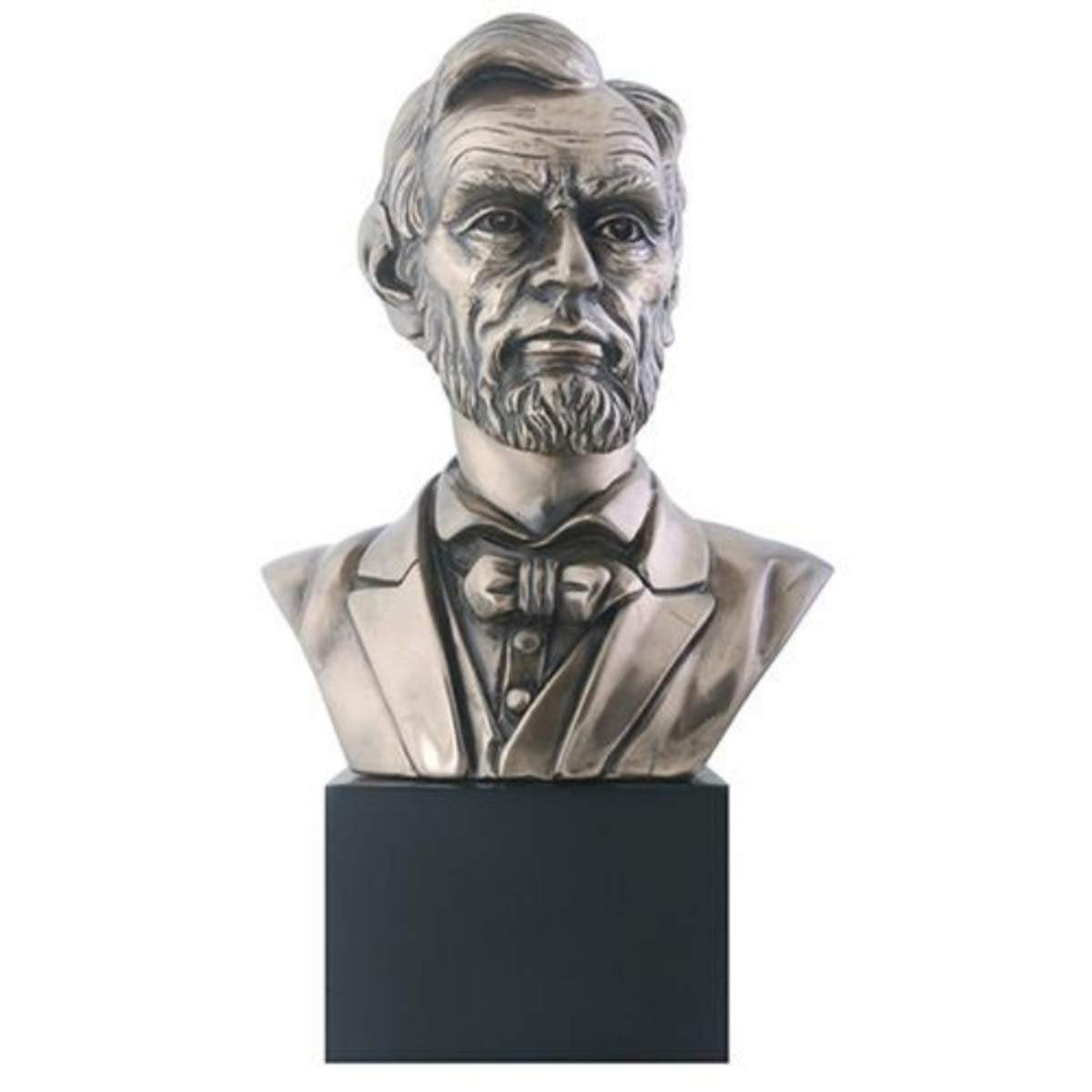 President Abraham Lincoln Resin Standing Bust Figurine, 9 Inch