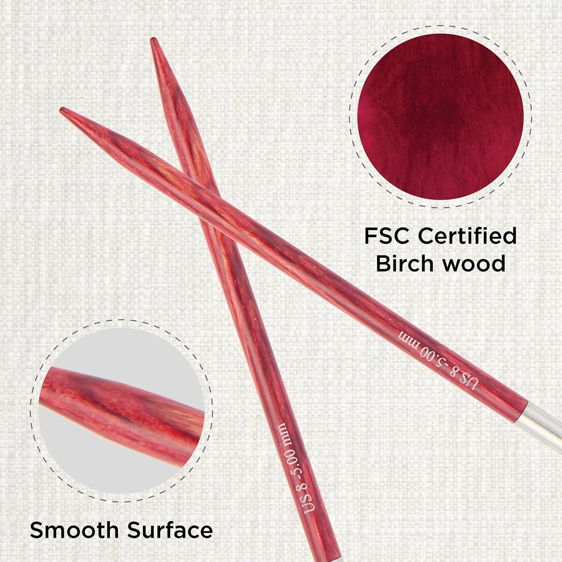 KnitPro Dreamz Fixed Circular Needles 16" (40cm)