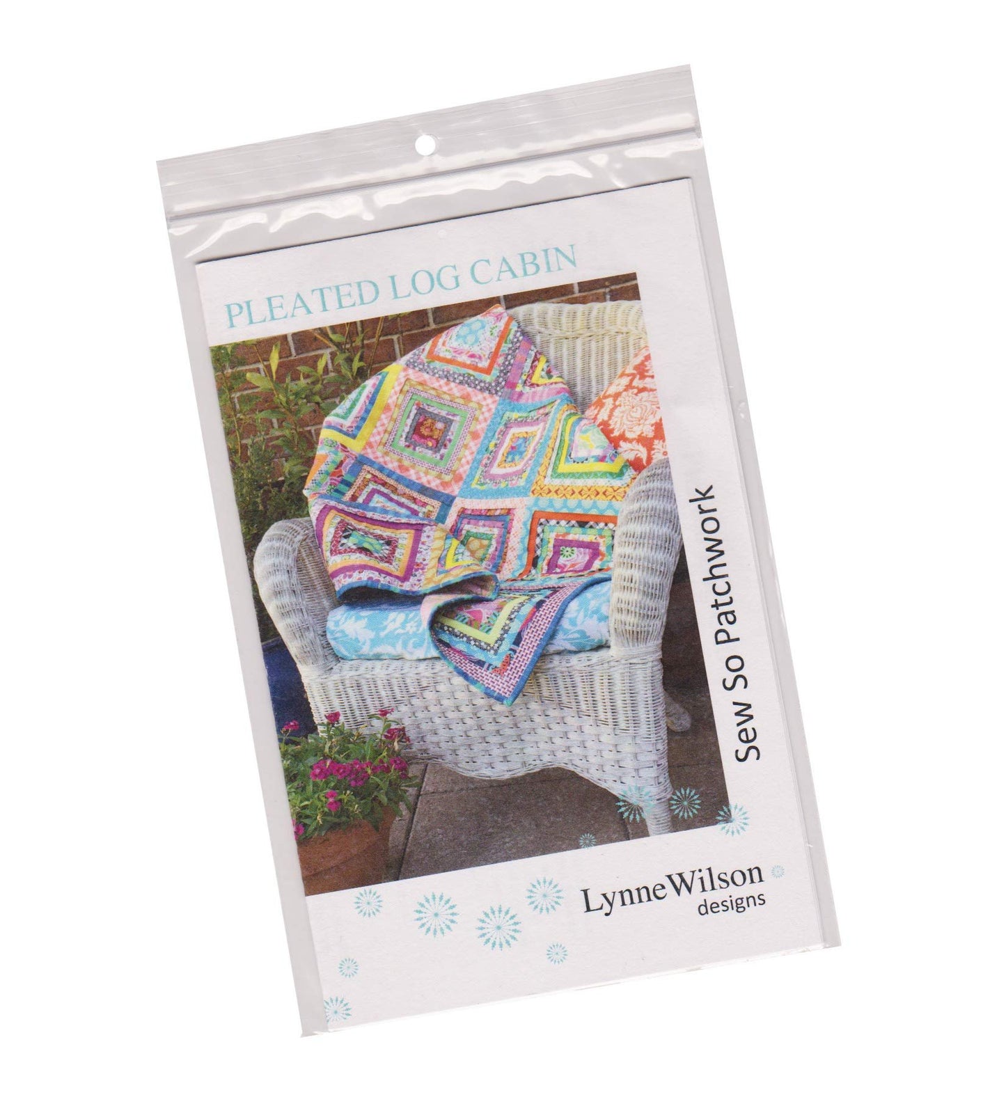 Lynne Wilson Designs Quilt Pattern - Pleated Log Cabin (38" x 38")