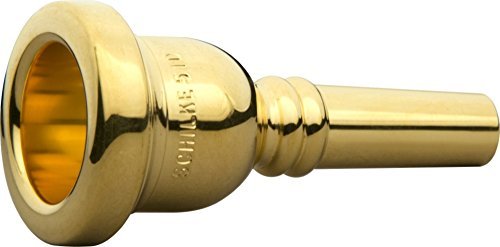 Schilke Standard Series Large Shank Trombone Mouthpiece in Gold 51D Gold