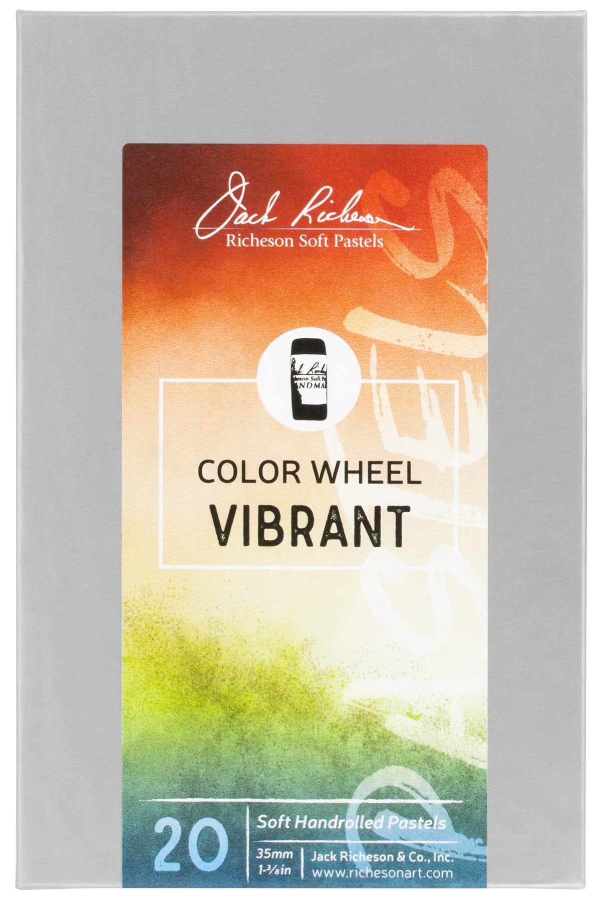 Jack Richeson 422950 Hand Rolled Soft Color Wheel Pastels (20 Piece)