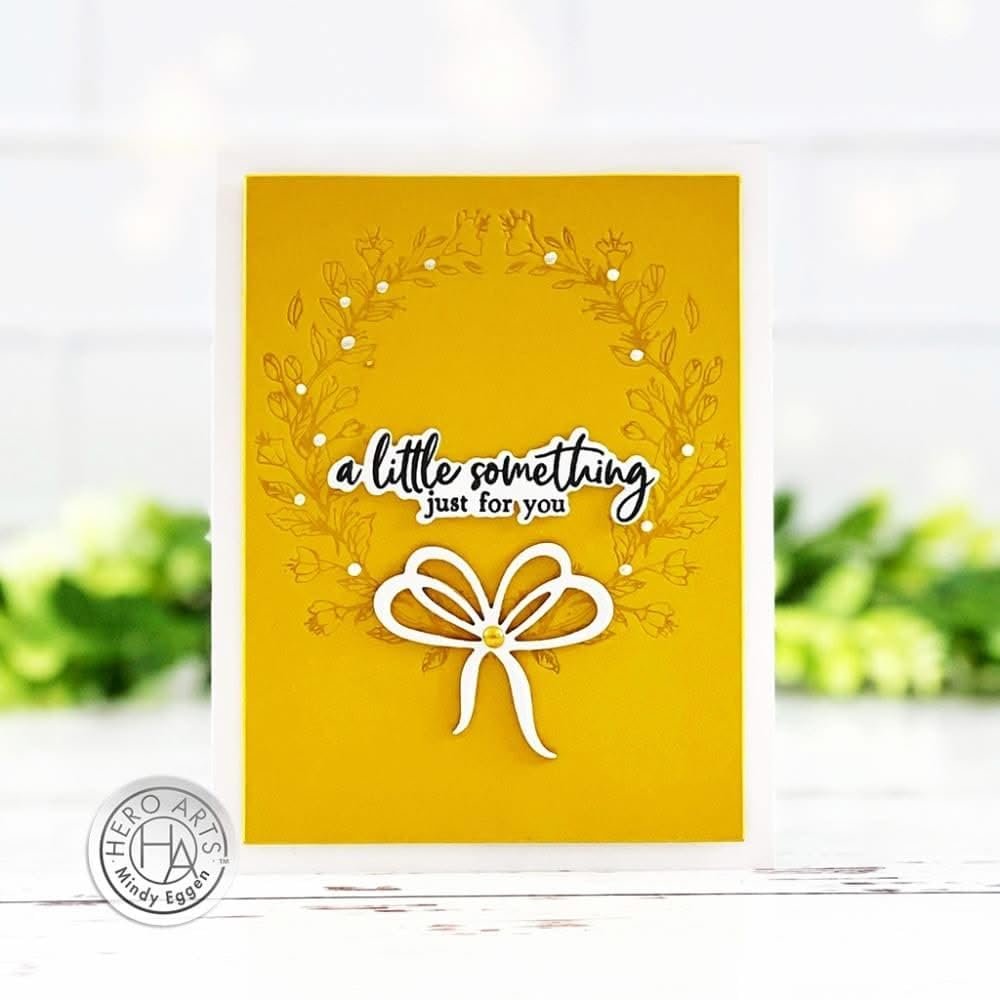 Hero Arts Antique Bee Letterpress + Foil Plate (D)