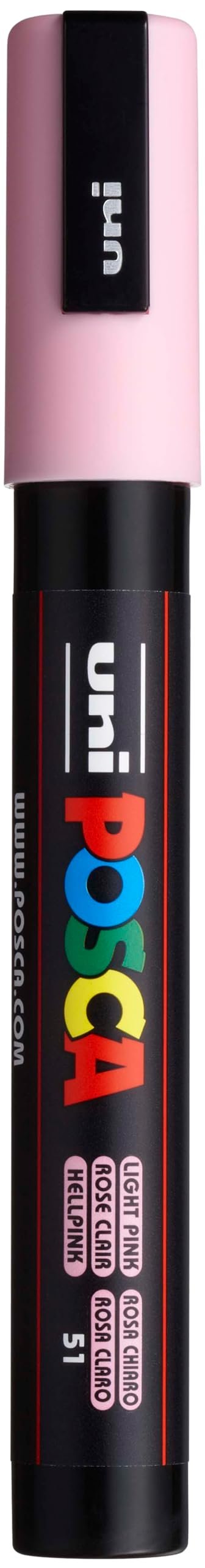 posca Acrylic Paint Marker, Medium, Light Pink (PX36897000)