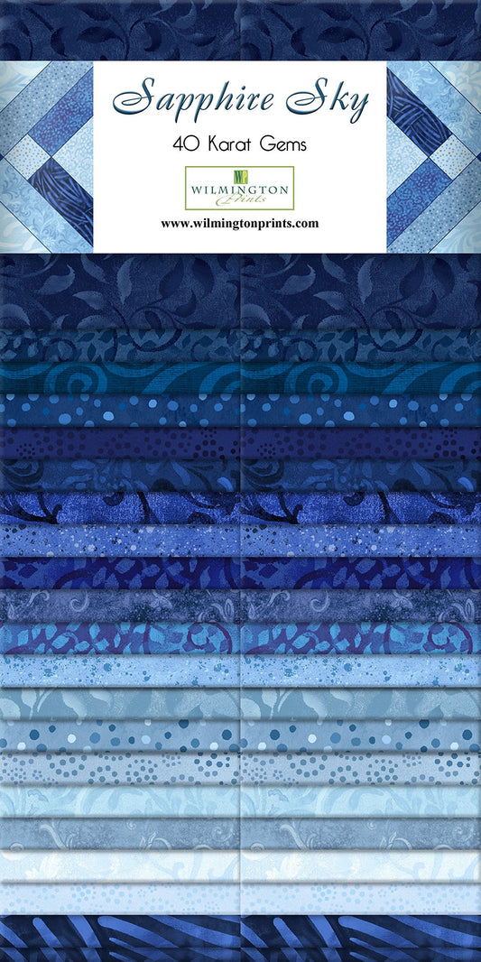 Wilmington Prints Sky-40 Karat Gems-Revised 9/17/19, Sapphire Sky