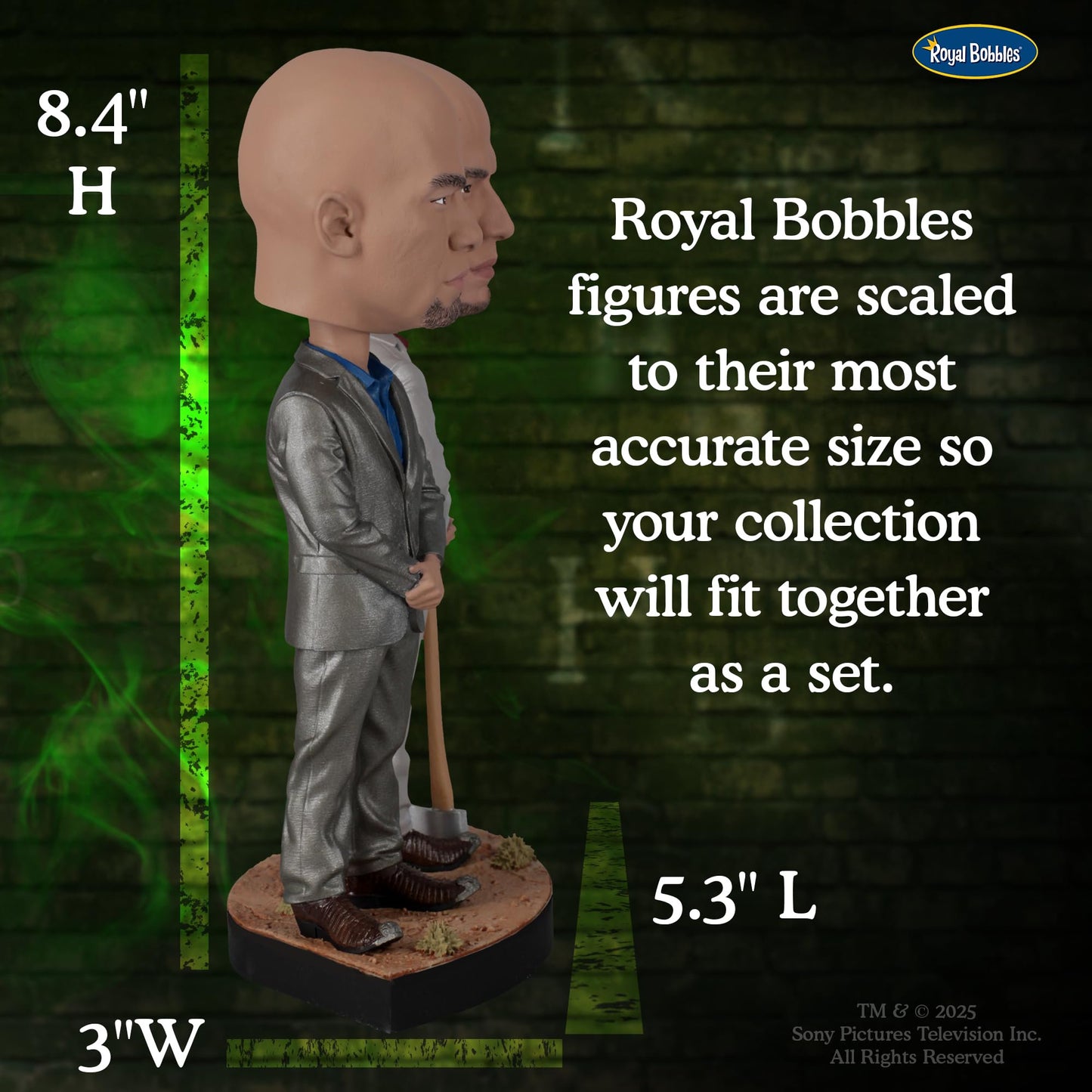Royal Bobbles Breaking Bad The Cousins — Better Call Saul — 8.4” Tall — Collectible Bobblehead Statue