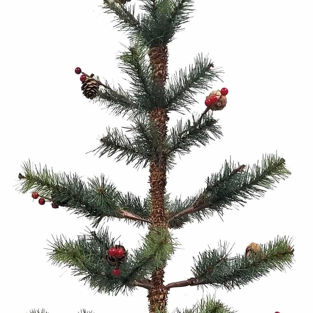 Kurt S. Adler Pine Pinecones and Berries Tree, 36-Inches, Green