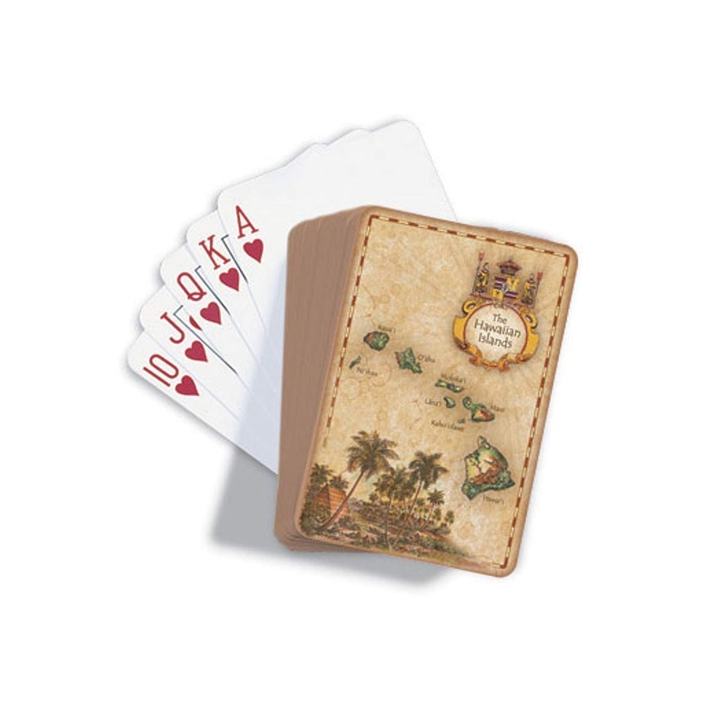 Welcome to the Islands Hawaiian Islands Map Playing Cards
