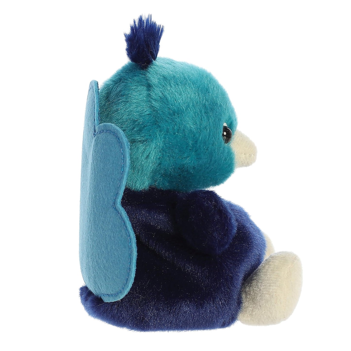 Aurora® Adorable Palm Pals™ Elton Peacock™ Stuffed Animal - Fun Collectible Plush for Kids and Adult Collectors - Perfect for Decorating Rooms and Birthday Gifts - Blue 5 Inches