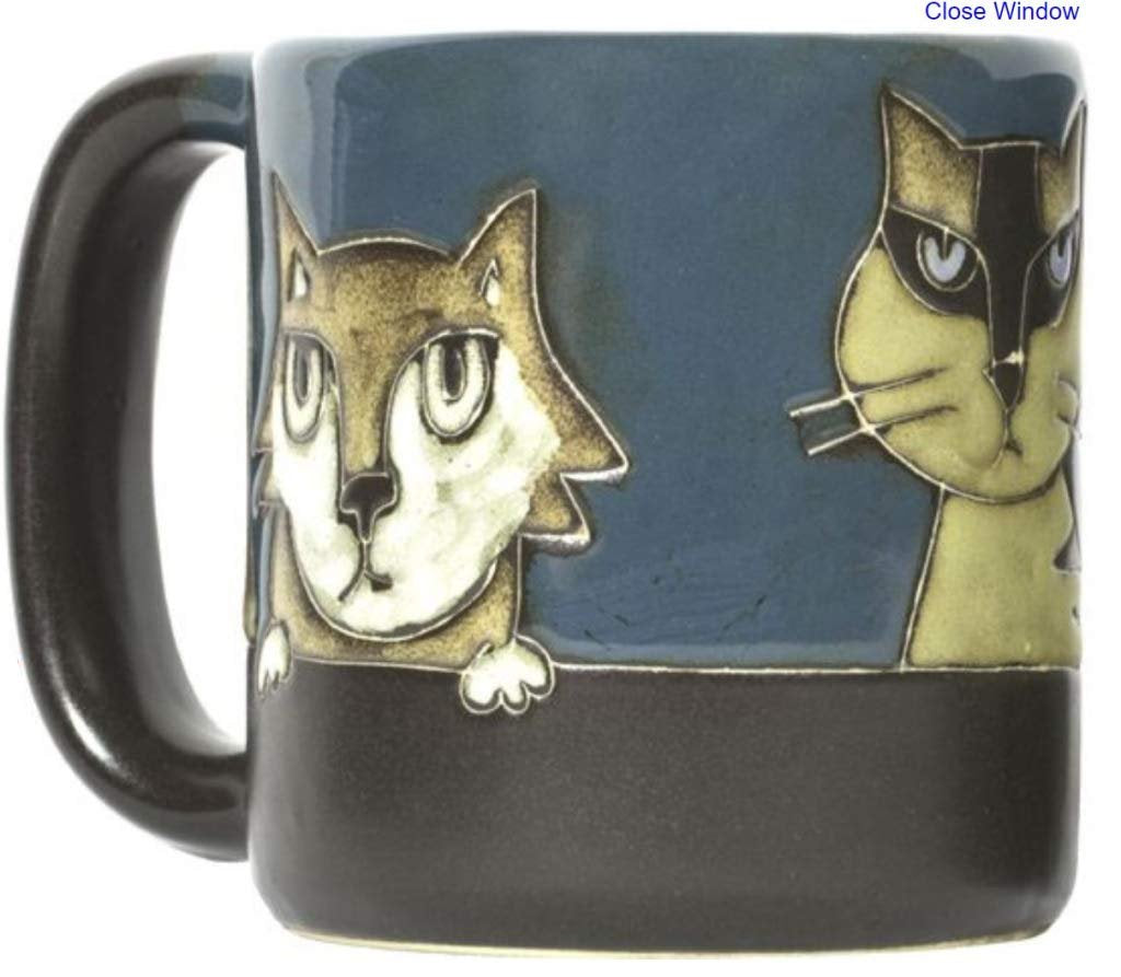 Mara Stoneware 16 oz. Cat's Meow,Plum