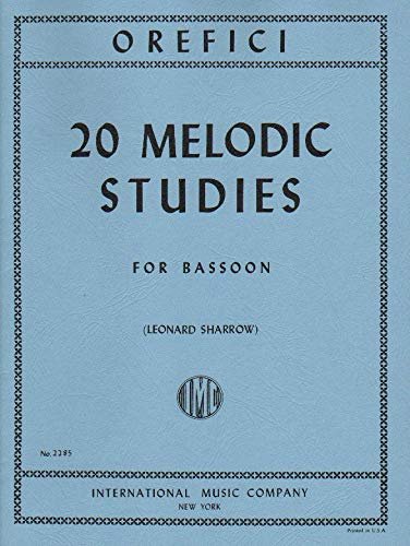 20 Melodic Studies for Bassoon (Leonard Sharrow) No. 2285