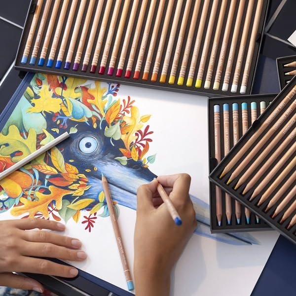 Caran D'Ache Luminance Pencil - DARK INDIGO-FSC