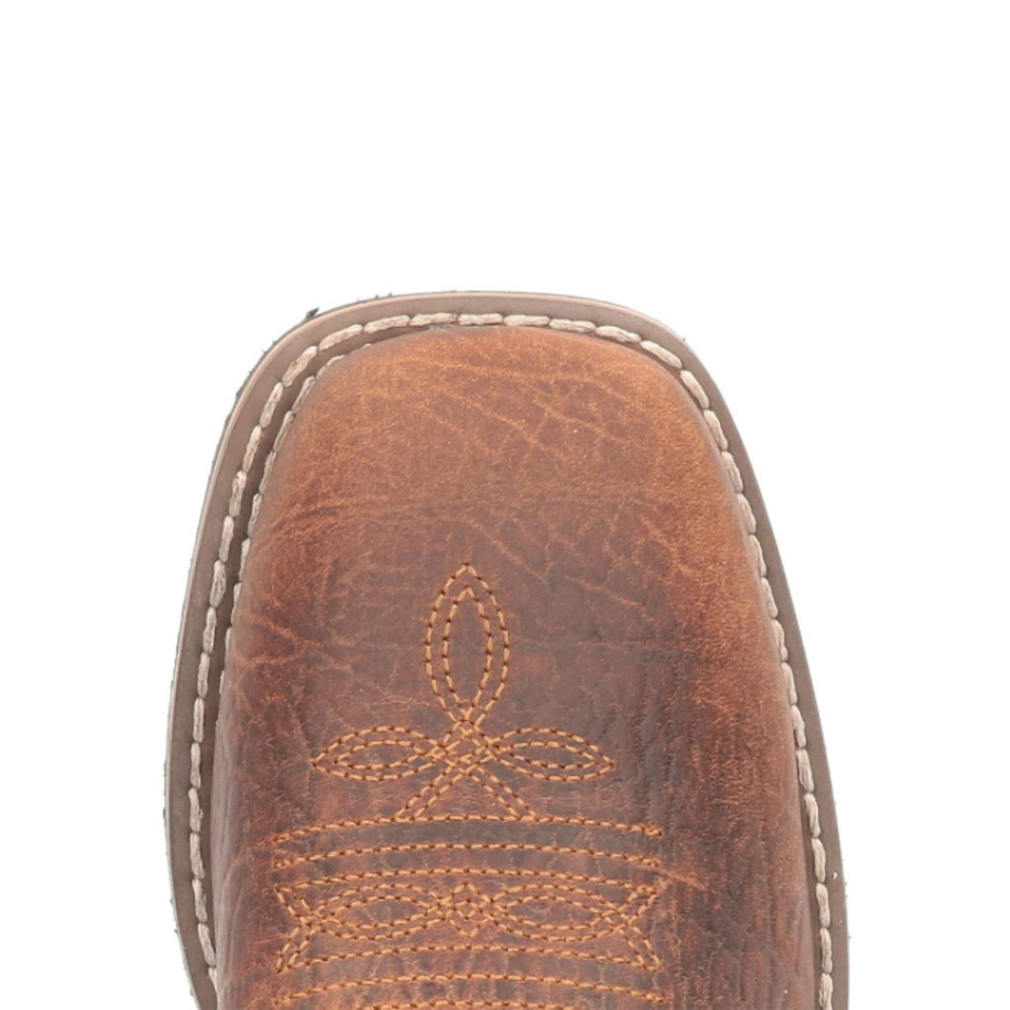 Smoky Mountain Boys Brown Distressed Jesse Square Toe Western Cowboy Boot, Brown Waxed Distress, 13.5 M US Little Kid