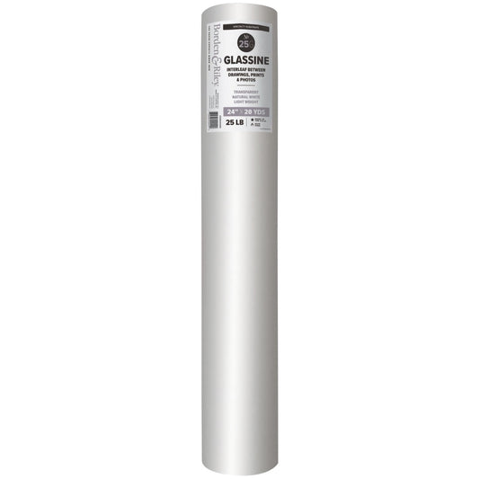 Borden & Riley #25G Glassine Paper Roll, 25 lb.