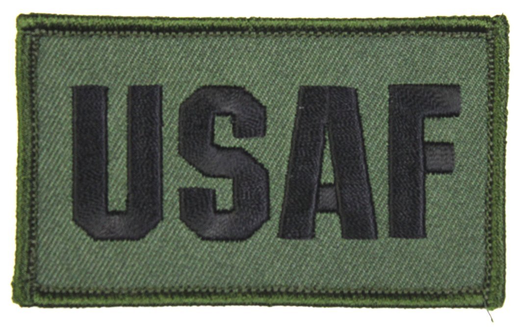 U.S. Air Force USAF 2" x 3" Hook & Loop 2 Piece OD Green Patch
