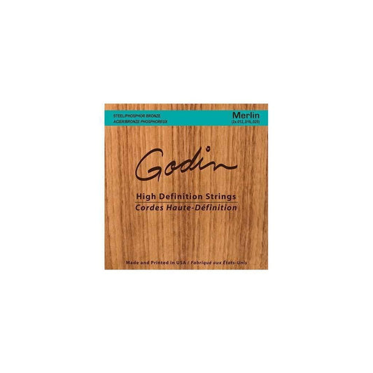Seagull Guitars Merlin Strings - Steel/Phosphor Bronze Strings for M4