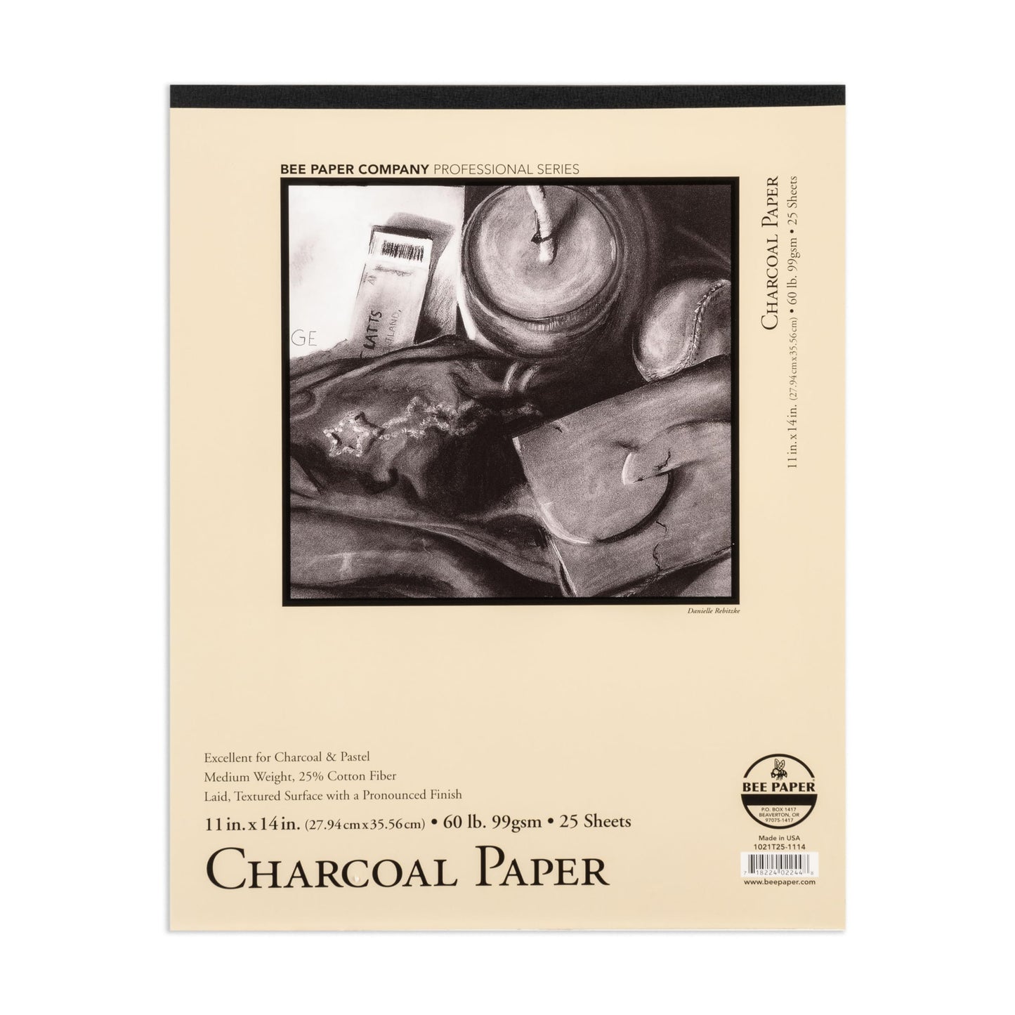 Bee Paper Charcoal Paper Pad, 9 x 12