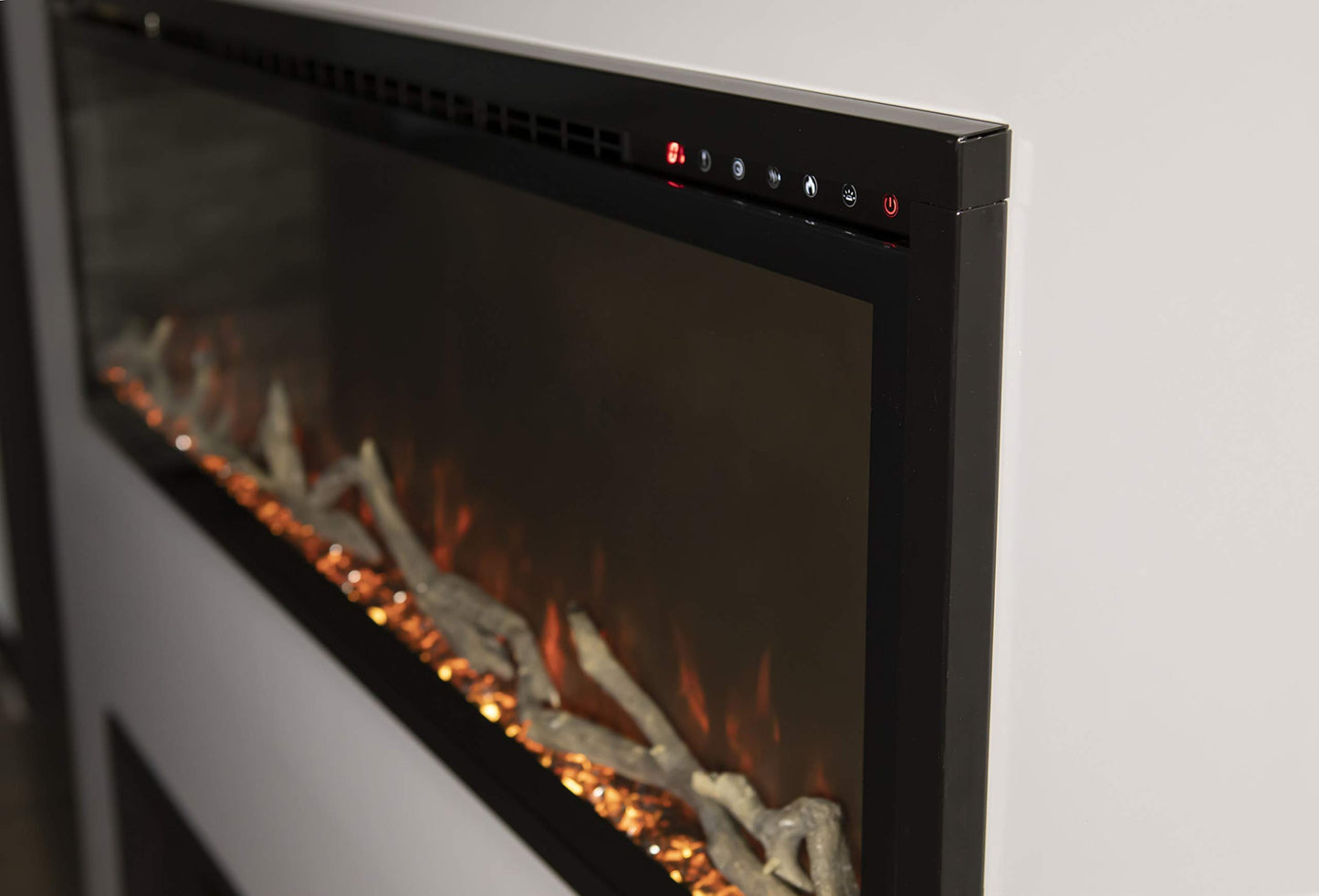 Modern Flames Spectrum Slimline Reliable Electric Fireplace | Customizable Hybrid-FX Flame LED Light Ambience | Remote Controlled | 60 Inch