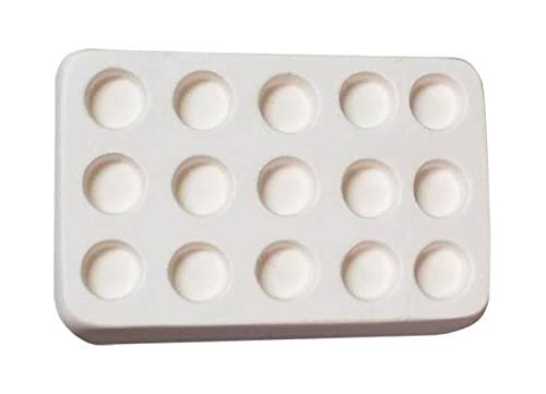 Mega Mini Circle Jewelry Casting Mold - 15 Circles