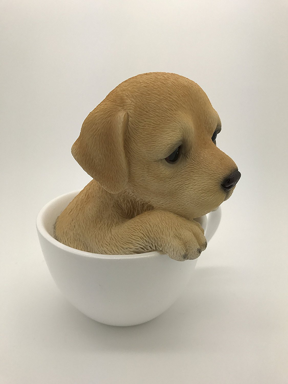 Pacific Giftware Adorable Teacup Pet Pals Puppy Collectible Figurine 5.75 Inches (Labrador)