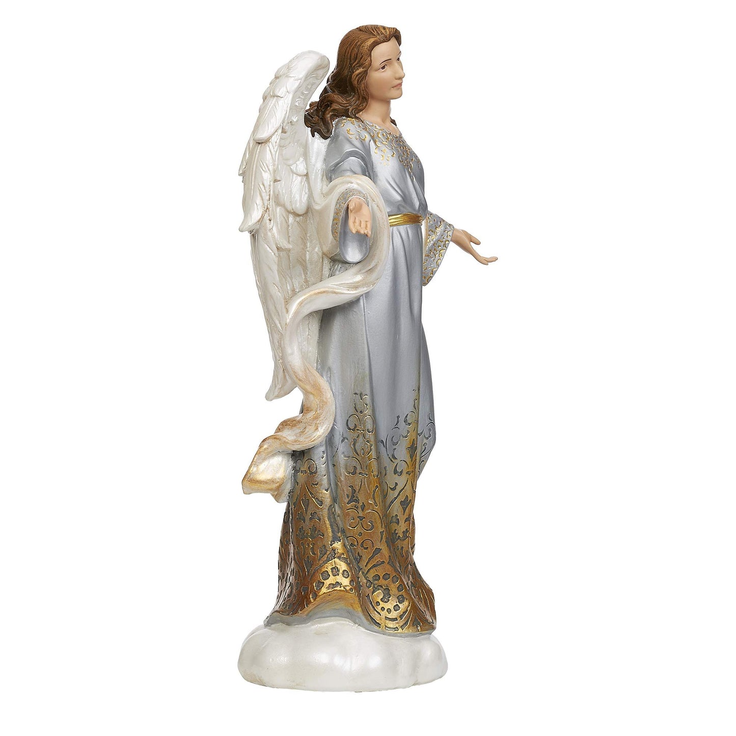 Joseph's Studio by Roman - Angel with Open Arms Figure, 12" H, Christmas Collection, Resin, Decorative, Home Decor, Durable, Long Lasting