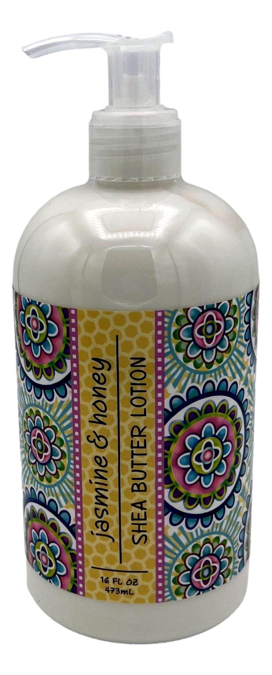 Greenwich Bay Trading Co, Jasmine and Honey Hand Soap and Shea Butter Lotion Set, 16 Ounces Each