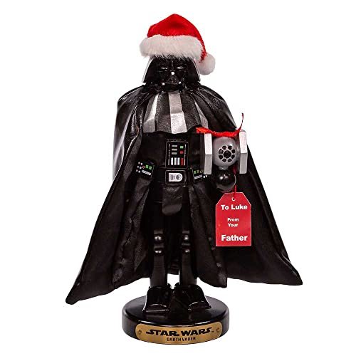 STAR WARS Kurt Adler 10-Inch Vader with Tie Fighter Nutcracker