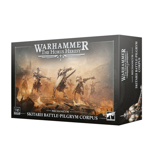 Games Workshop Warhammer The Horus Heresy Skitarii Battle Pilgryms Corpus, 16 Miniatures, Mechanicum Infantry Unit, Multipart Plastic Warhammer Model Kit