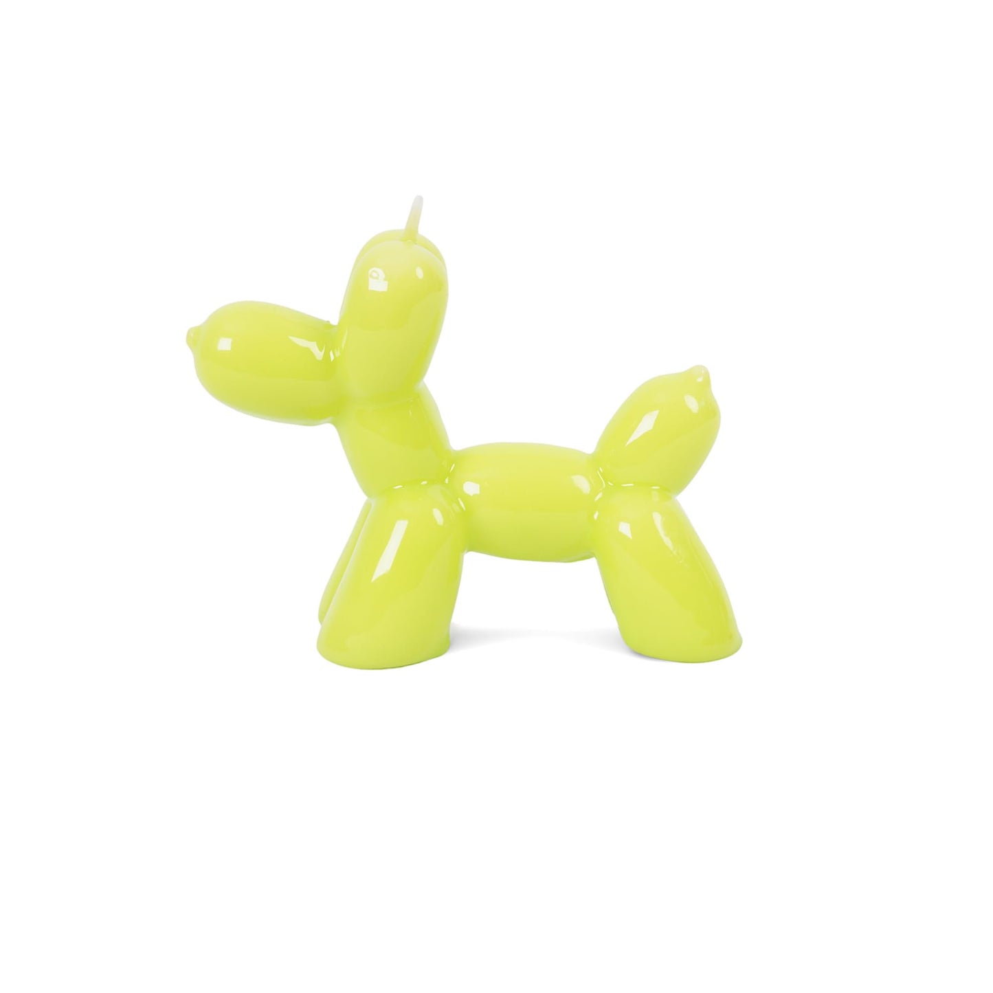 Lime Balloon Dog Candle – Decorative Fun Home Accent Candle – Playful Party & Celebration Decor