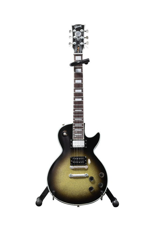 Axe Heaven 1979 Les Paul Adam Jones Silver Burst 1:4 Scale Mini Guitar Model, GG-129
