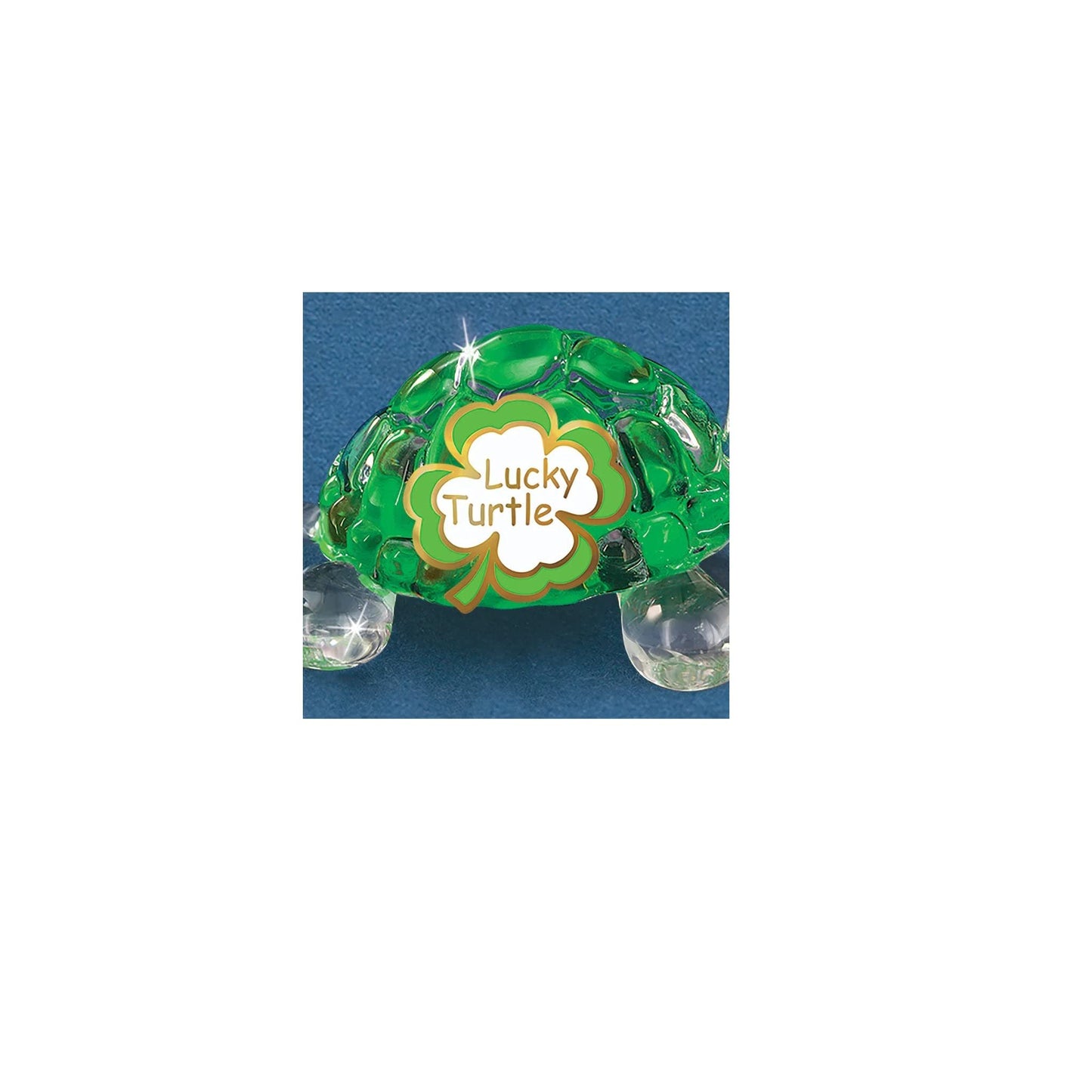 Glass Baron Lucky Green Turtle