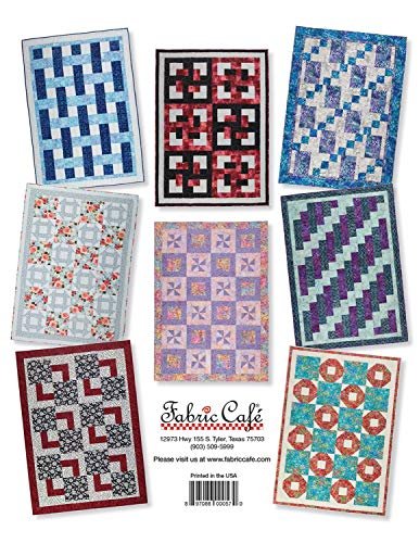 Fabric Cafe 3 Yard Quilts Pattern Book Bundle New 2021
