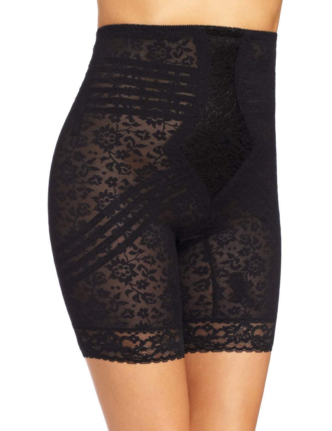 Rago womens Plus Size Hi Waist Long Leg ShaperPanties