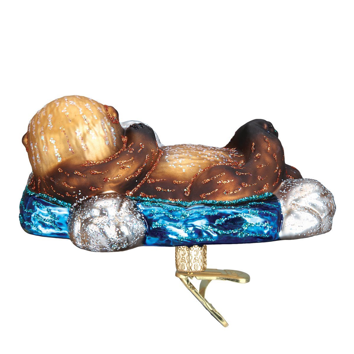 Old World Christmas Ornaments: Sea and Water Animals Glass Blown Ornaments for Christmas Tree