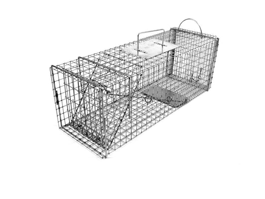 Tomahawk Live Trap - Model 606 - Original Series Rigid Live Trap with one Trap Door and Easy Release Door - 26x9x9 for Cat, Rabbit, Skunk Sized Animals