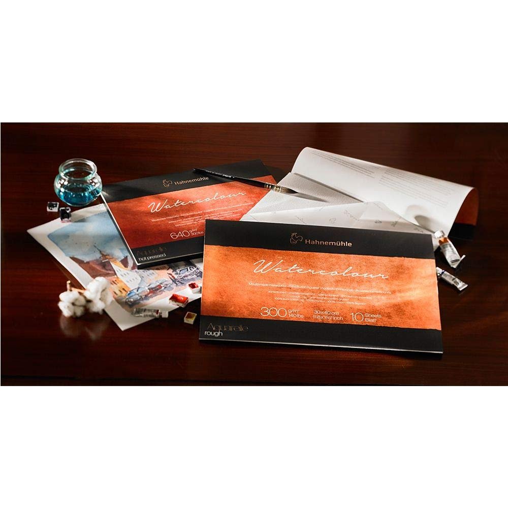 Hahnemuhle Collection Watercolor 300 Block Cold Pressed 14.2x18.9 Inches 300gsm
