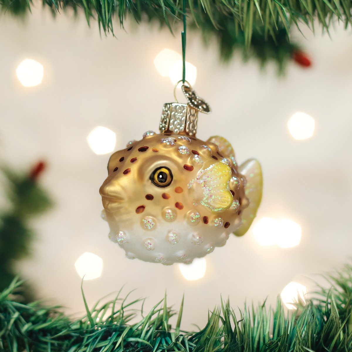 Old World Christmas Fish Glass Blown Christmas Ornament for Christmas Tree
