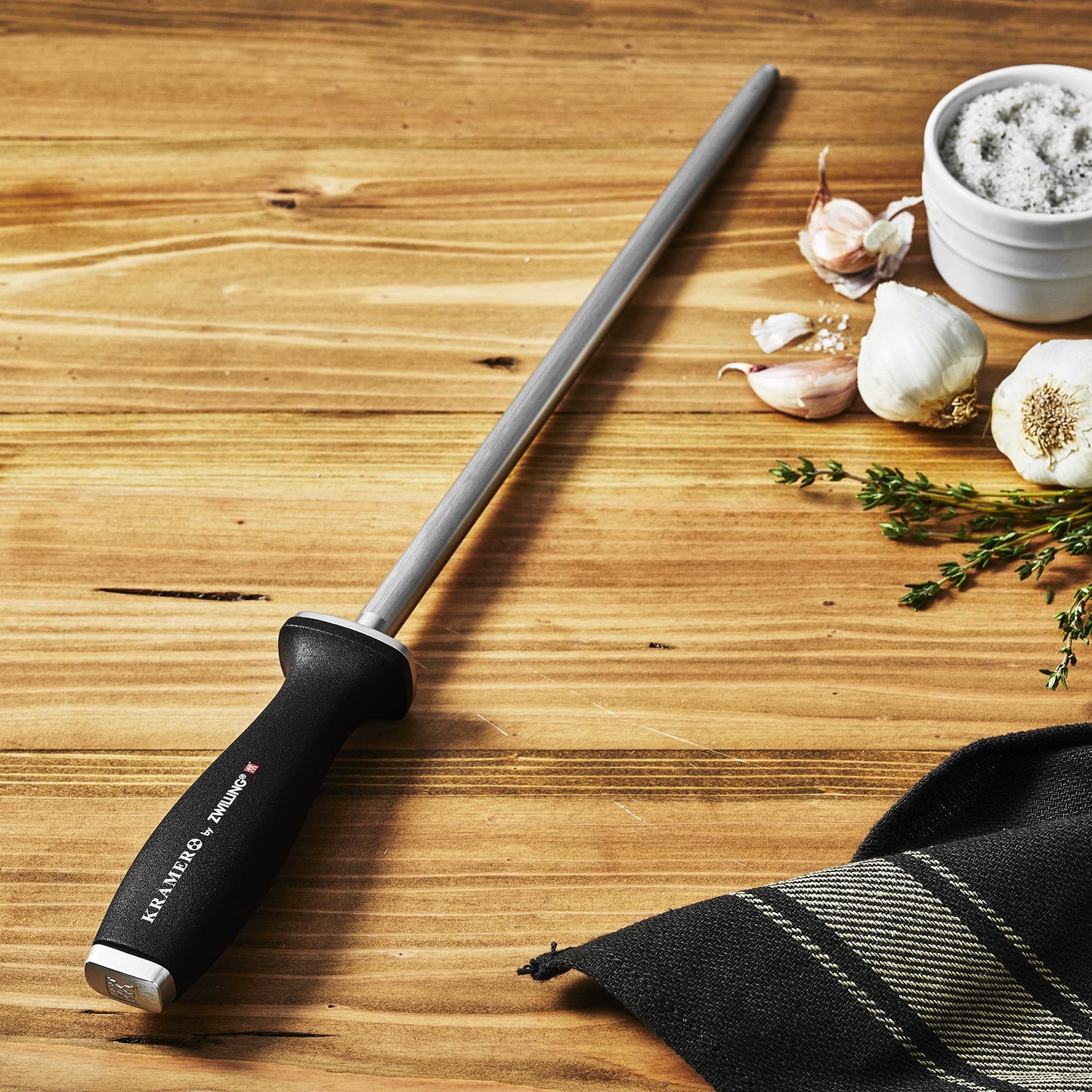 KRAMER by ZWILLING 12-inch Double Cut Honing Steel