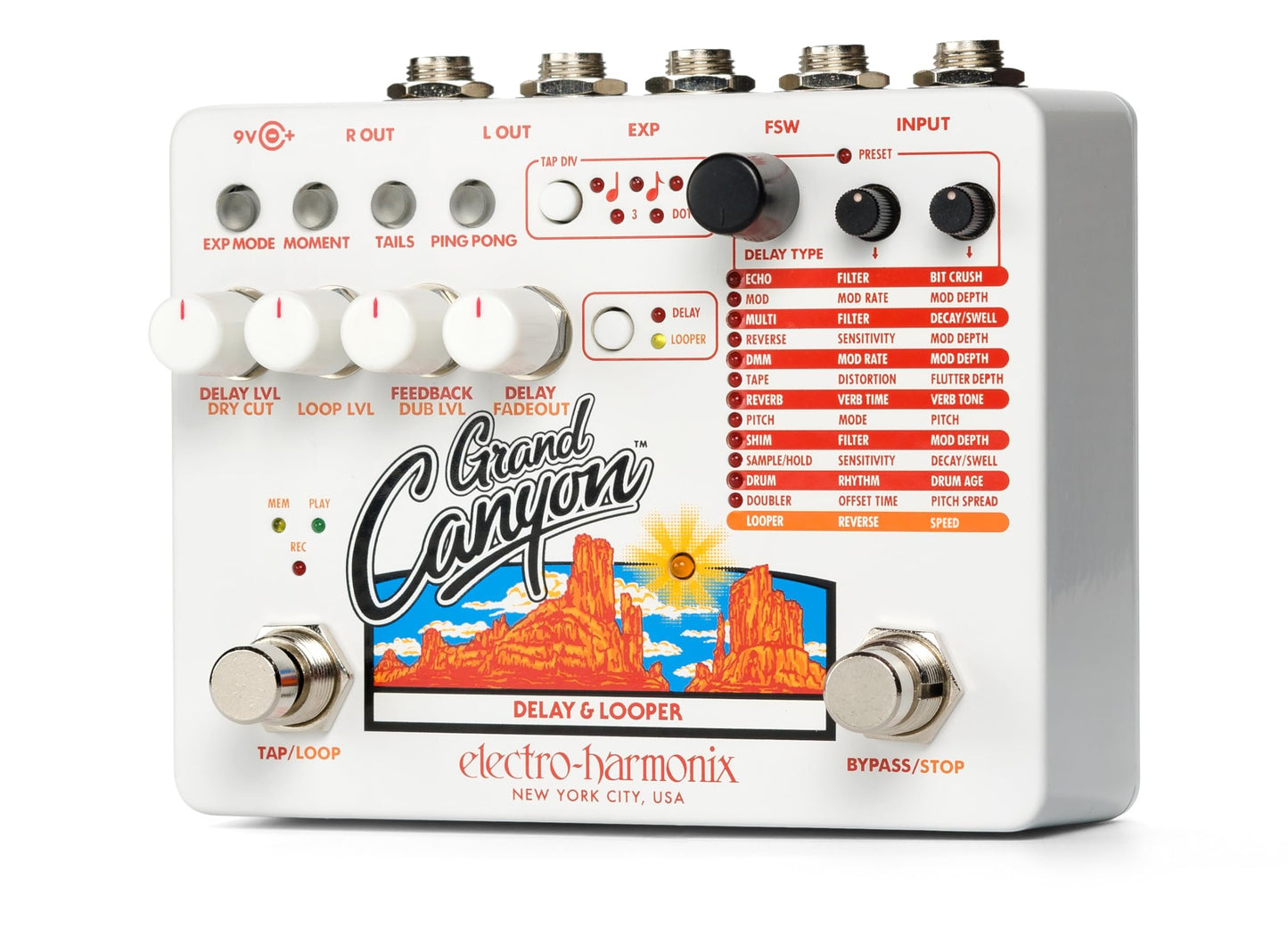 Electro-Harmonix Grand Canyon Delay & Looper Pedal