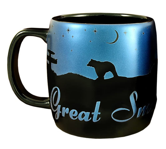 Americaware SMSMT03 Smoky Mountains 22 oz Night Sky Silhouette Mug