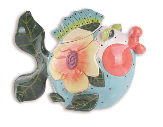 Blue Sky Clayworks 1592 Mrs Lorelei Teapot, 10-inch Length