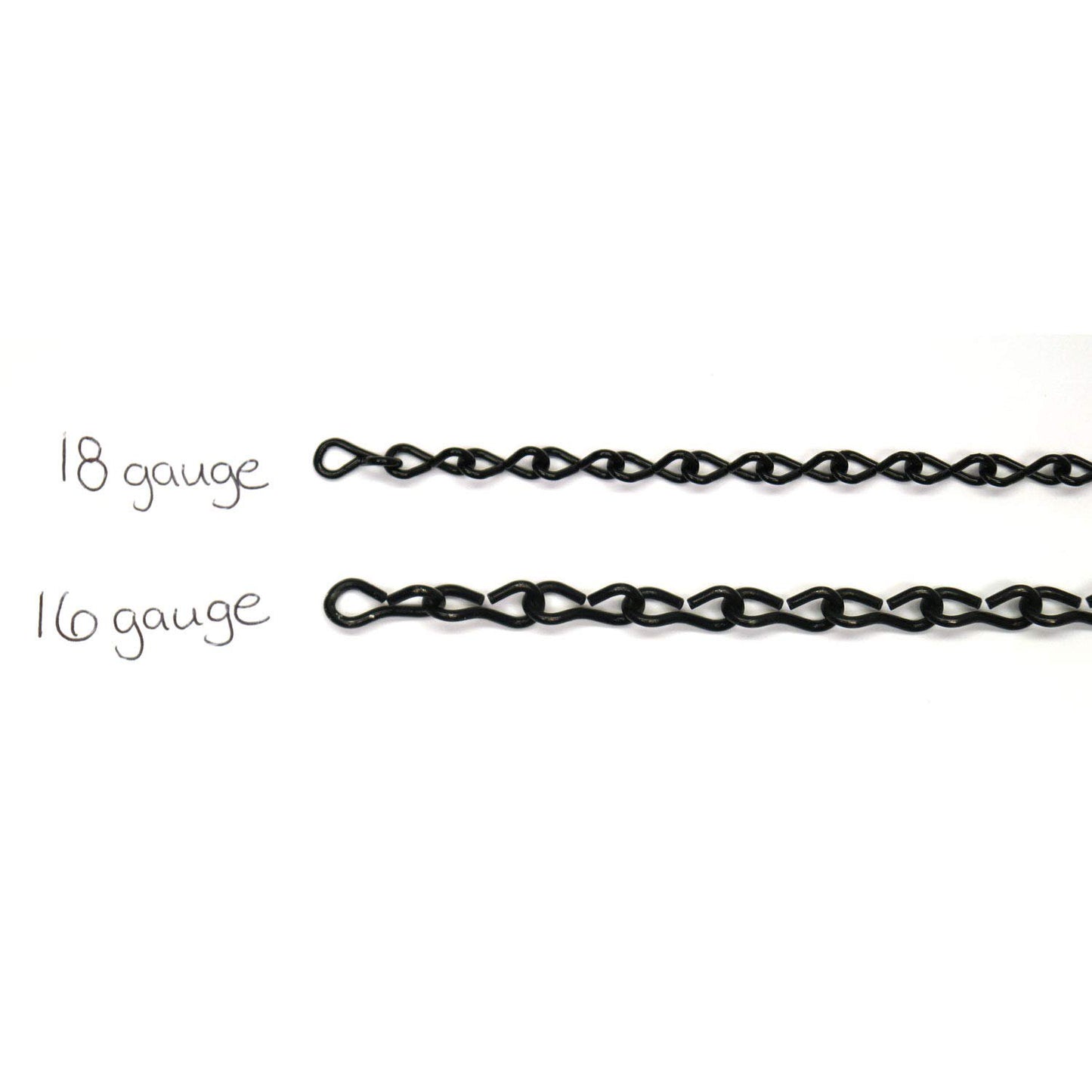 18 Gauge Black Jack Chain - 50 Ft. Roll