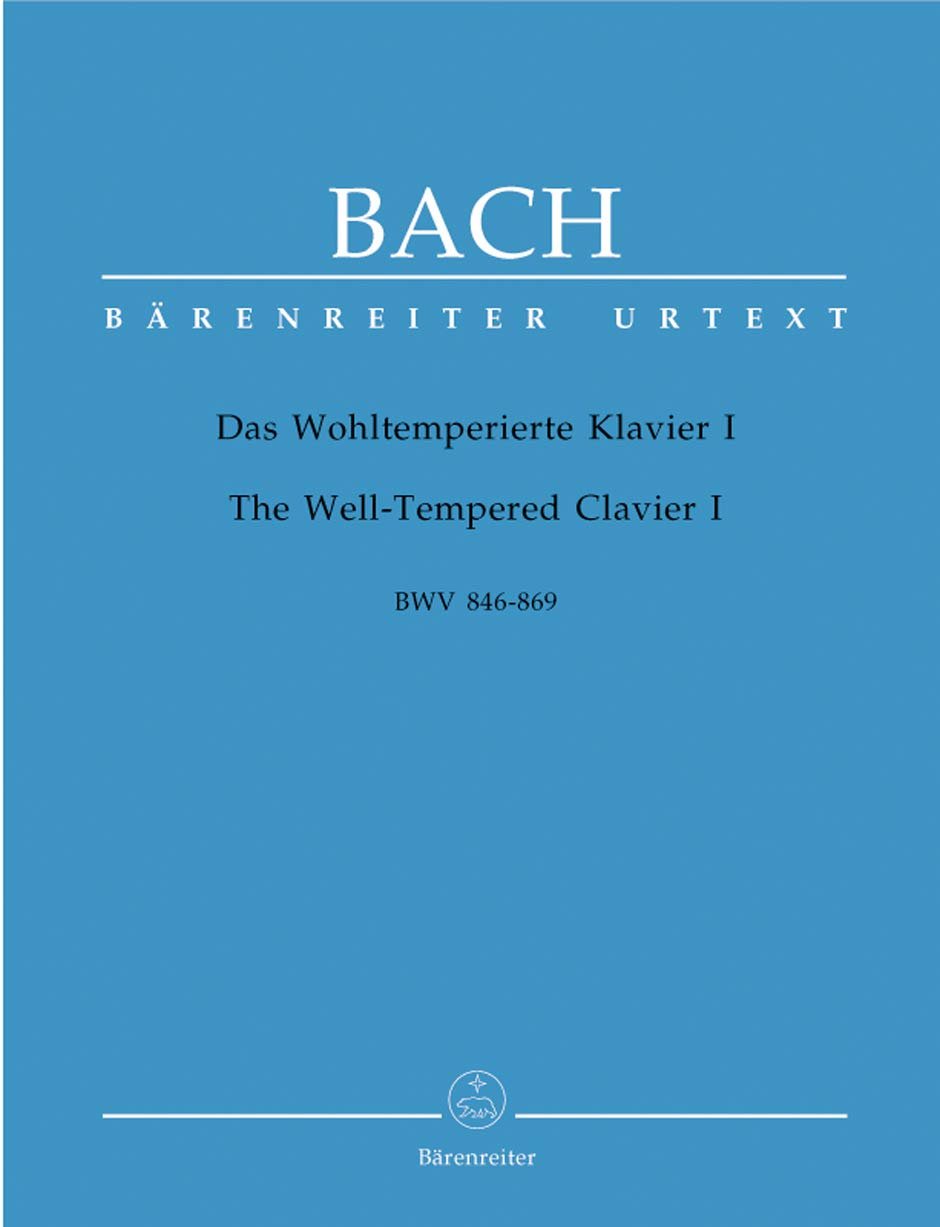 Well-Tempered Clavier I:48 Preludes and Fugues BWV 846-869 for Keyboard (Piano)