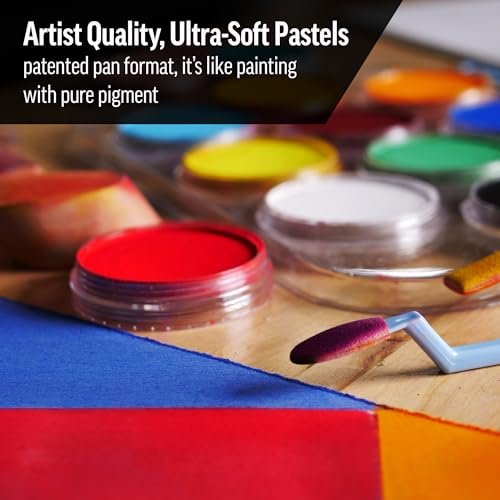PanPastel Artist Pastels by GOLDEN, Skin Tones Set, 7 Color, Professional Artist Pastels, Unique Pan Format (cake-like)