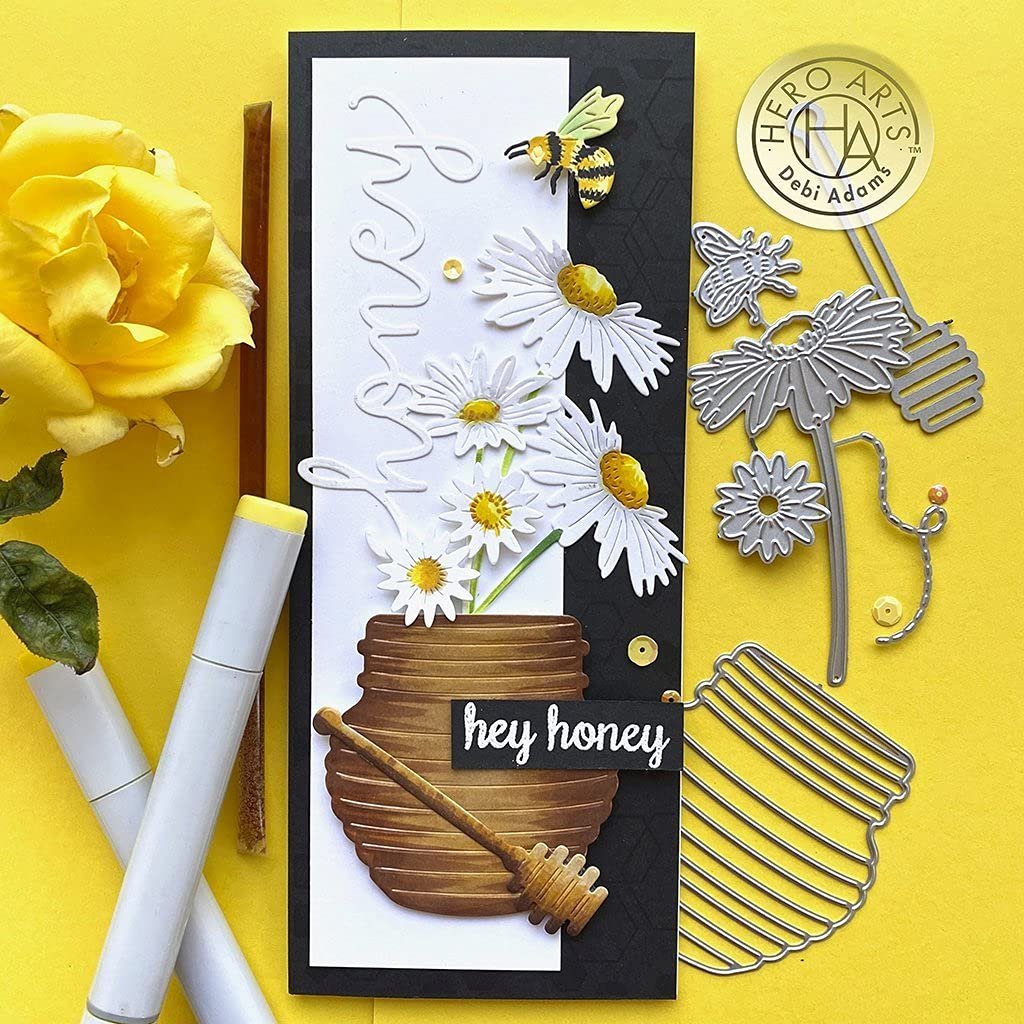 Hero Arts DIE FLWRS, Bees & Flowers