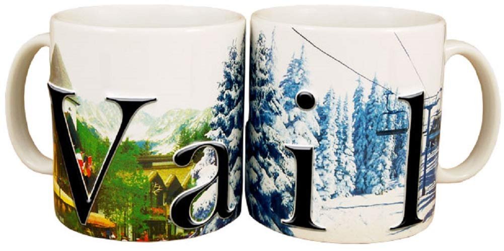Americaware Vail 18oz. Color Relief Coffee Mug