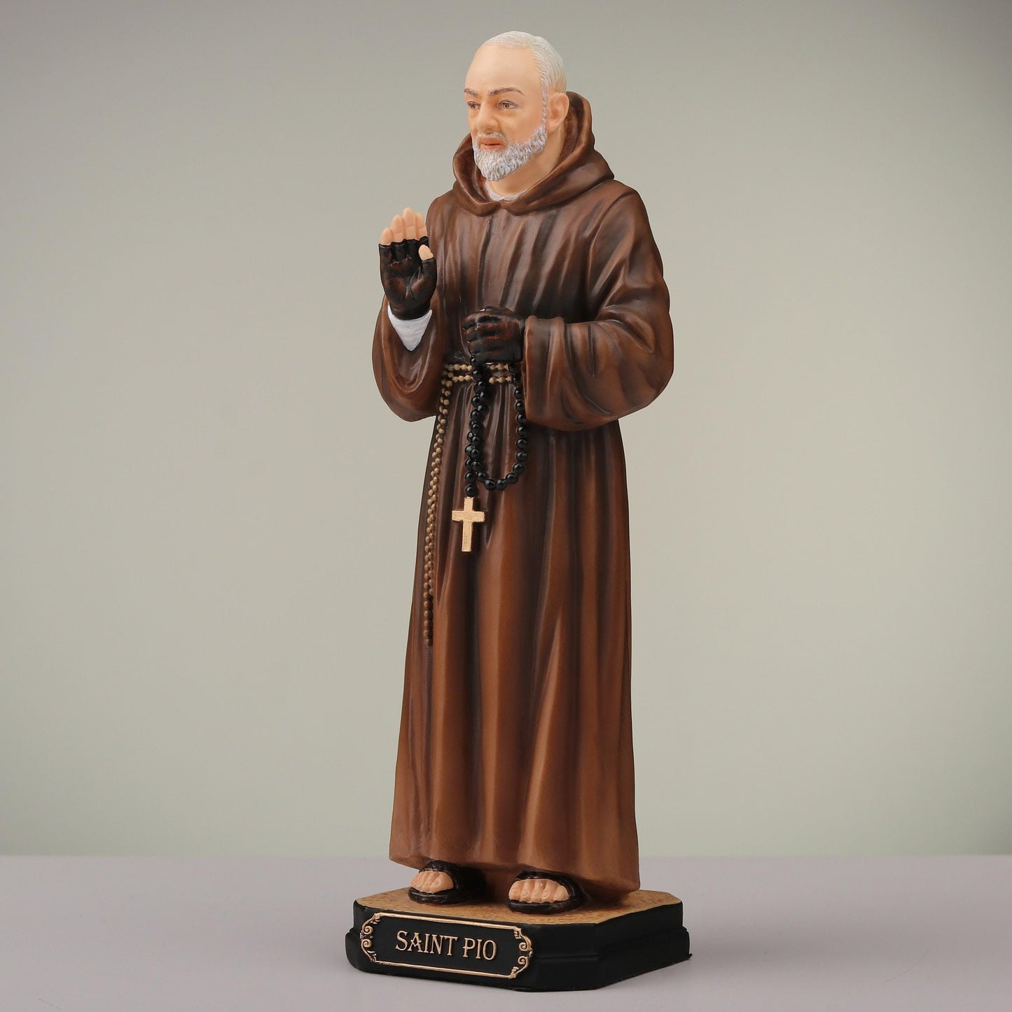 Veronese Design 6 1/4 Inch Saint Pio of Pietrelcina Padre Pio Polyresin Hand Painted Religious Collectible Figurine Statue