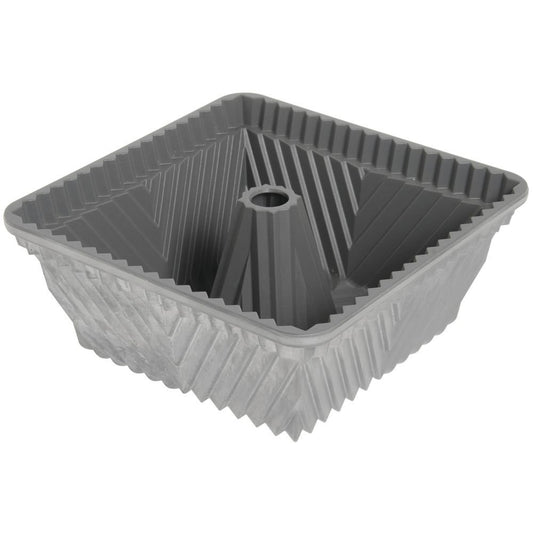 Nordic Ware 10 Cup Cast Aluminum Square Nonstick Bundt Pan - 9 1/2" L x 8 1/2" W x 4" D