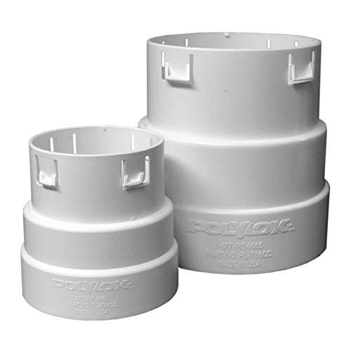 Polylok 6" Corrugated Pipe Adapter (6" corrugated to 6" SDR 35 or 6" SCH 40)
